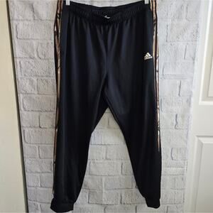 Adidas Black And Brown Camo Jogger Track Pants Men's Plus Size 2XL